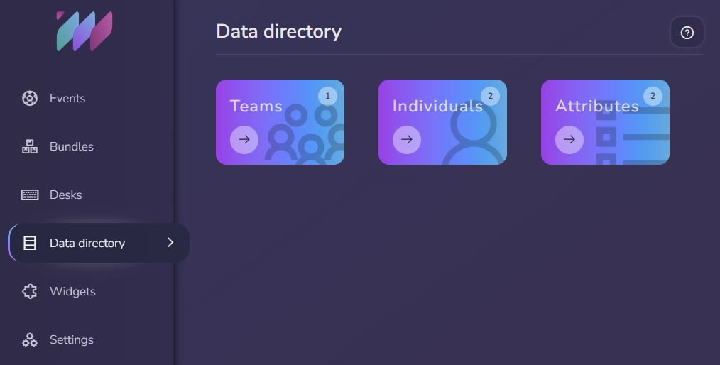 Entry point to manage all data